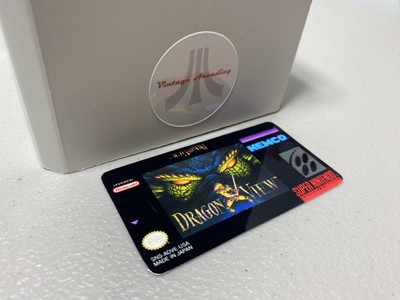 Dragon View (SNES) Super Nintendo Replacement Game Label
