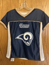Los Angeles Rams Flag Football Jersey Youth Medium Reversible NFL