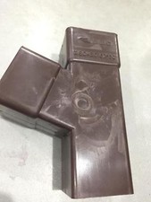 DERIVAZIONE 67° POLIMGLAS PLUVIALE DISCESA PIOVANA 80X80 QUADRATA TESTA DI MORO