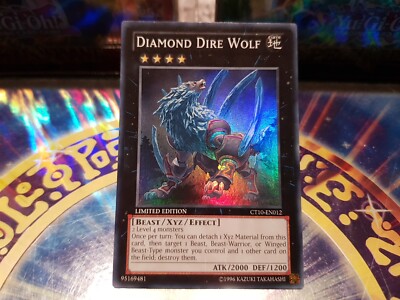 Yu-Gi-Oh! 1 × Super Rare Diamond Dire Wolf