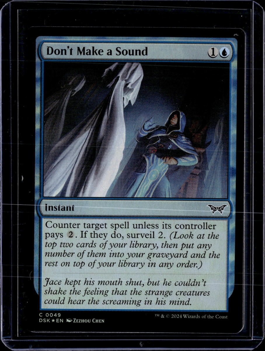 Don't Make A Sound - 49 - Foil - DSK - NM - MTG Magic the