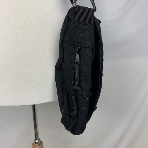 Eddie Bauer Laptop Bag School Crossbody Carry On Black Nylon Messenger Pockets - Afbeelding 7 van 12