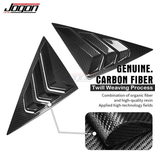 Carbon Fiber Quarter Window Louver Cover Trim For Acura Integra Type S 2023-2025 - Picture 3 of 14