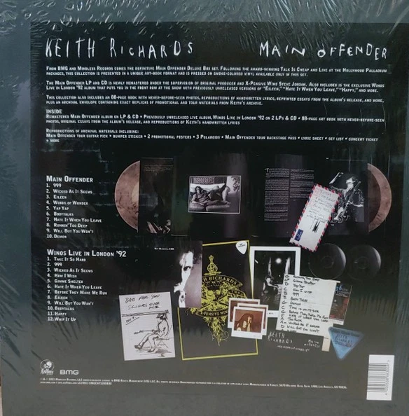 Keith Richards – Main Offender (3-fach LP, 2 x CD, Book) Deluxe Edition, neu (M) - Bild 4 von 4