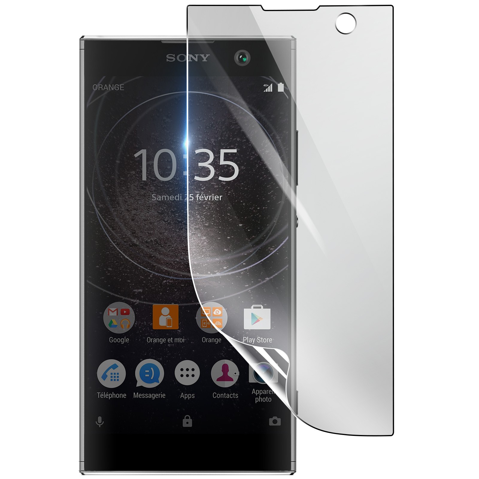 Film hydrogel antichoc Sony Xperia XA2 protection écran transparente ultra résistante