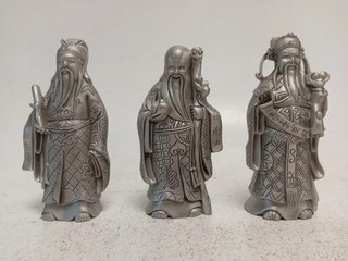 Royal Selangor Pewter Fu Lu Shou Figurines Set of 3 7414 7415 7416