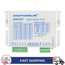 STEPPERONLINE 0.3-2.2A DC18V-36V for Nema14,17,23 Digital Stepper Driver DM420Y