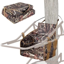 Tree Stand Seat Replacement with Side Pockets, Detachable Tree Stand Surround Se
