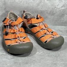KEEN Newport H2 Youth Sandals Orange Hiking Drawstring Kid's Size 3