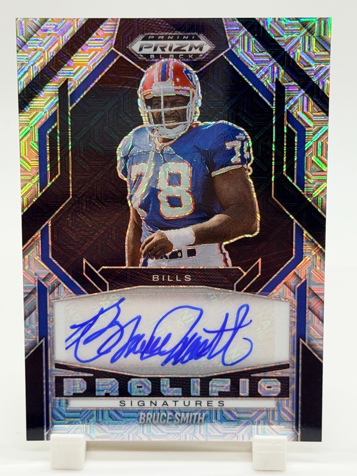 2025 Prizm Black HOF Bruce Smith  #PS-BSH Prolific Signatures Mojo Auto 🔥7/25🔥