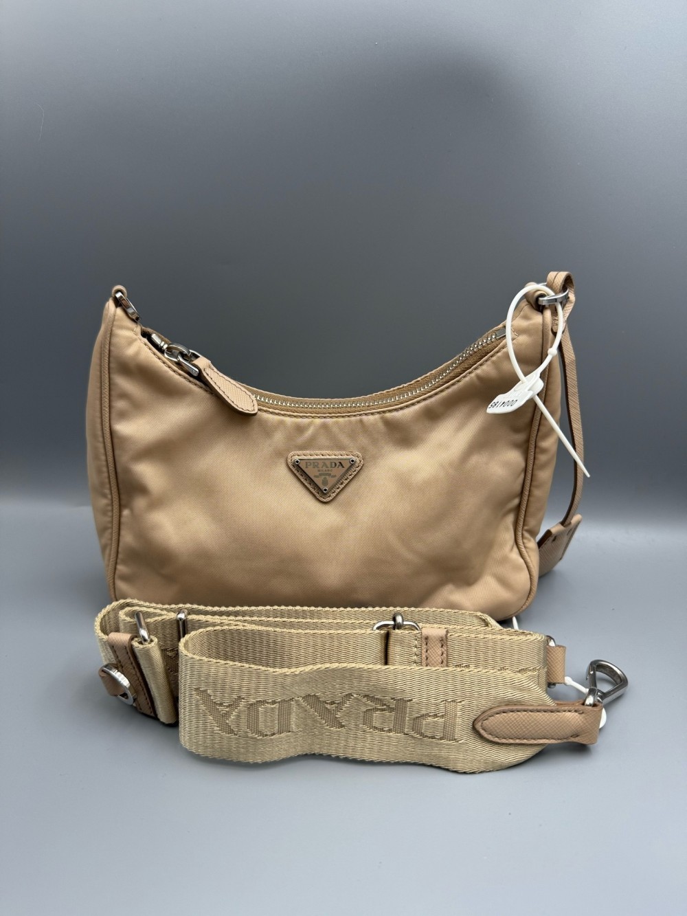 Prada Re-Edition 2005 Re-Nylon Triangular Enamel … - image 1