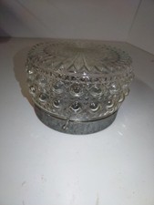 Plafonnier  applique en verre  vintage luminaire années 60/70