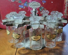 Late 1800s Rotating Carousel Spice Rack By STANDARD