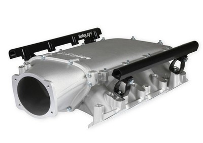 300-680 Holley Ultra Lo-Ram Manifold Kit Single Injector- Satin - GM LS3/L92