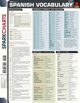 Spanishvocabulary (Sparknotes Sparkcharts), SparkNotes