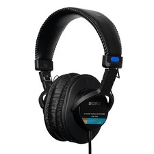 Sony MDR-7506 Closed-Back Studio Monitor Headphones - Wired, Pack of 1, Black 