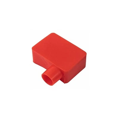 COUVRE-BORNE BATTERIE, COUVERCLE DE PROTECTION FLEXIBLE ROUGE - Photo 1/4
