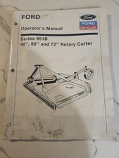 Ford Operators Manual Book 951b Rotary Mower Ford Operators Manual Book 951b Rotary Mower