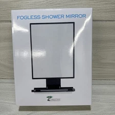 TOILETTREE 6.5 in. x 8 in. Fogless Shower Mirror in Black