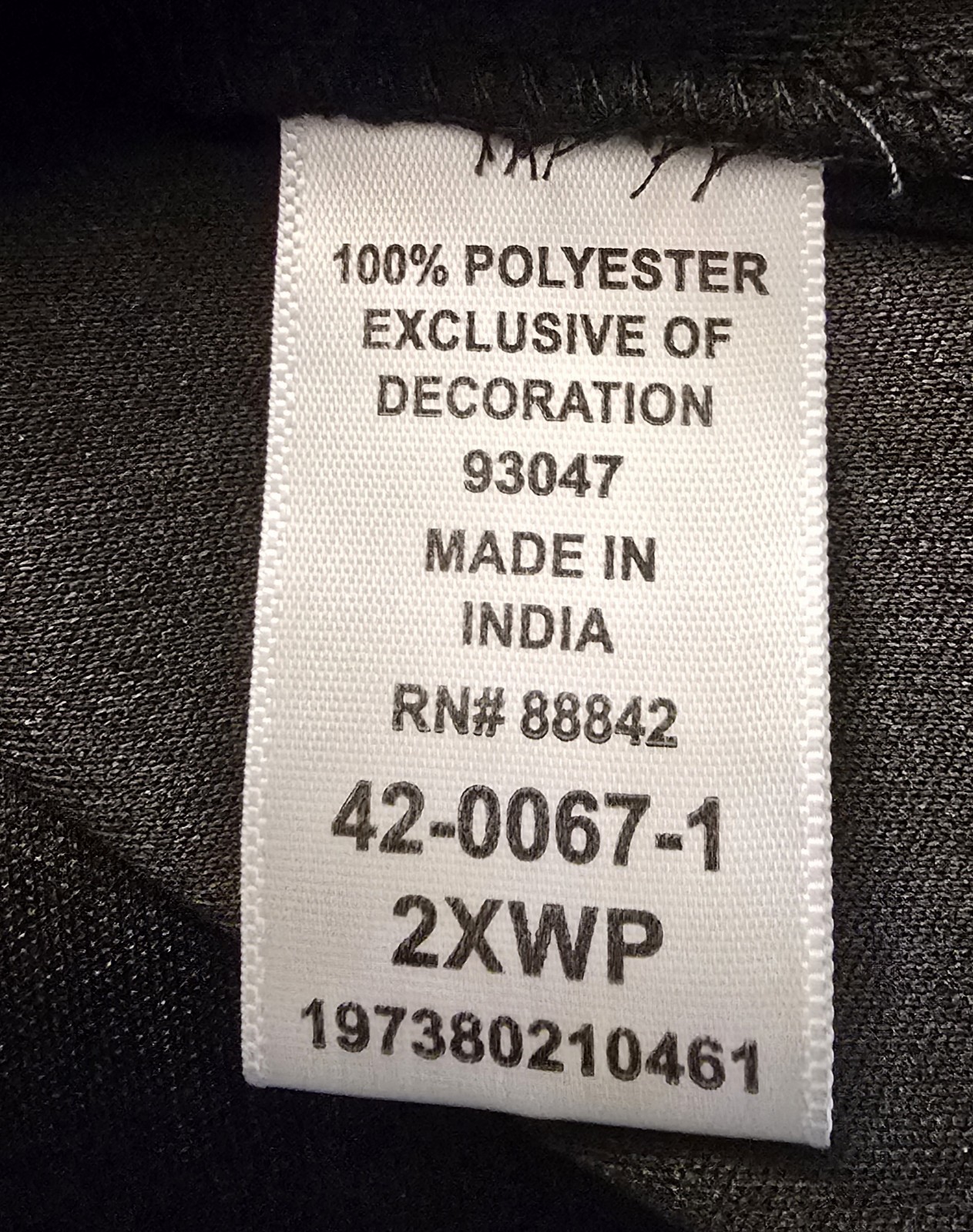 Catherines Lined Solid Black Blouse Top Size 2XWP… - image 4