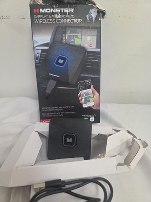 Monster CarPlay  & Android Auto Wireless Connector MBA2-1014-BLK NEW