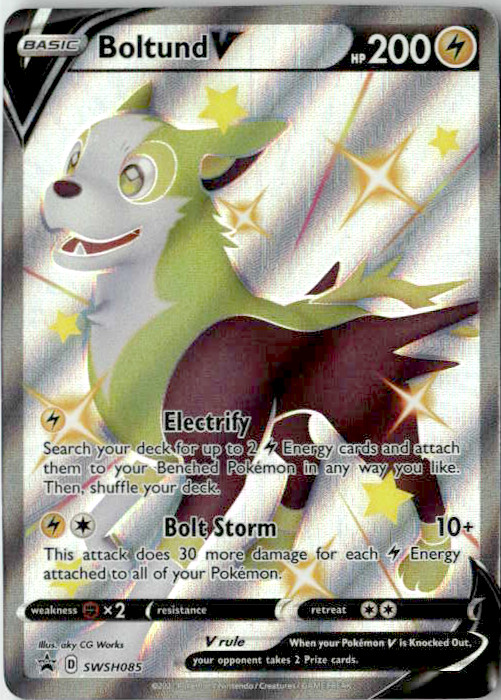 Boltund V - Holo Promo SWSH: Sword & Shield Promo Cards SWSH085 NM