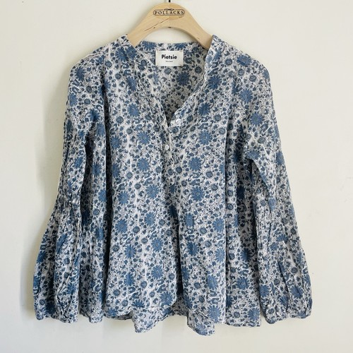 Top Pietsie Atlin floreale blu taglia XS - Foto 2 di 12