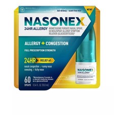 Nasonex 24Hr Allergy Nasal Spray - 60 Sprays - EXP: 4/2026 Free Shipping