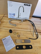 Kohler R33912-VS Guild Pull-down Kitchen Sink Faucet High Arc Stainless Steel