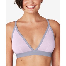 Maidenform Naturally Soft Triangle Bralette   Urban Lilac   Size M   Wireless