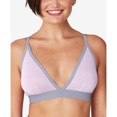 Maidenform Naturally Soft Triangle Bralette   Urban Lilac   Size M   Wireless