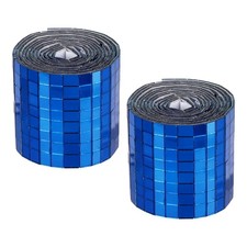 3200 Pieces Adhesive Mosaic Tiles 5 x 5 mm Disco Tiles Blue 2 Pcs