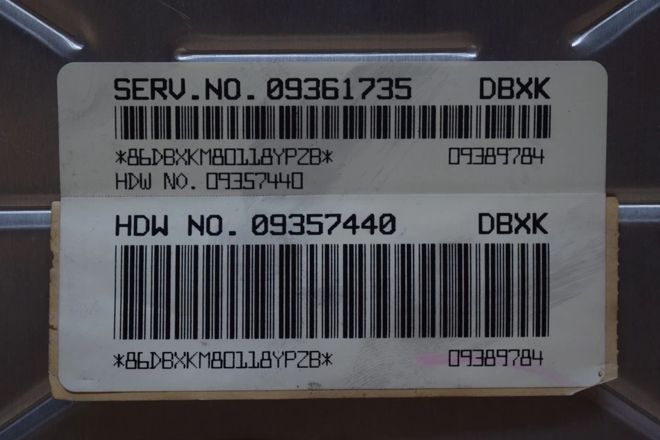 99 00 CHEVROLET MONTE CARLO MÓDULO DE COMPUTADOR MOTOR ECU ECM 09361735 DBXK FABRICANTE DE EQUIPAMENTO ORIGINAL - Imagem 2 de 4