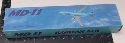 Korean Air Douglas MD-11 Jet Plane Model Kit Plastic Flight Miniature NEW