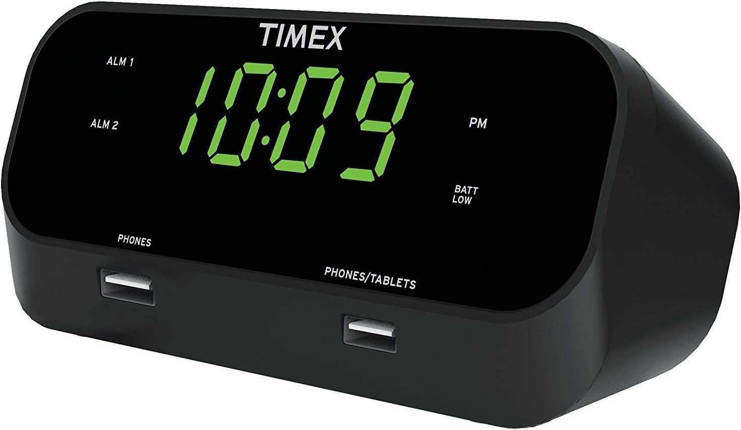 , Bedroom Digital Alarm Clock With Dual Alarms