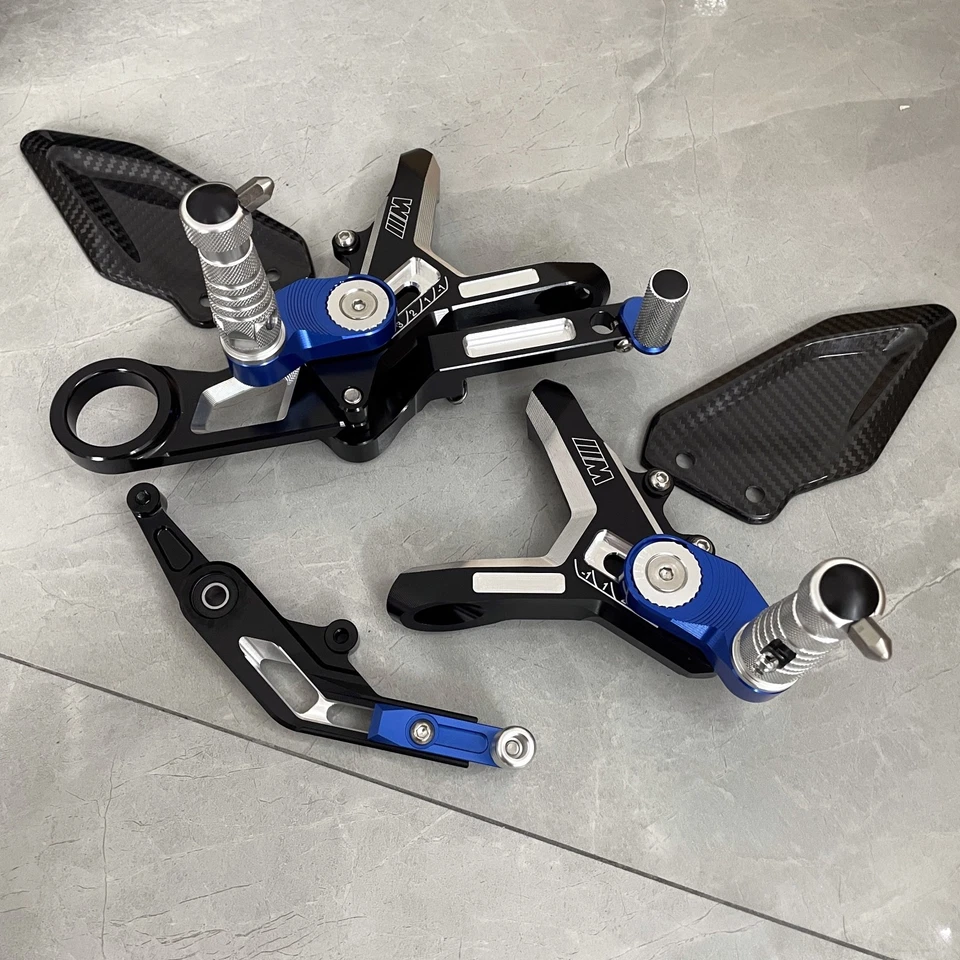 S 1000 RR CNC Adjustable Rearset FootPeg Footrest kit For BMW S1000RR 2019-2024 - Image 2 of 4