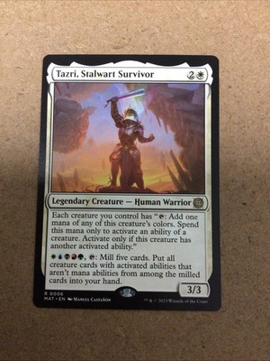 MTG Tazri, Stalwart Survivor March of the Machine: The Aftermath 0006 Regular...