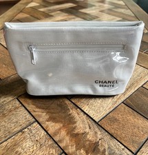 New Chanel Beaute white make up bag