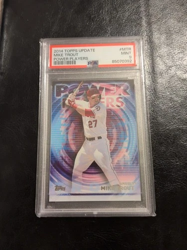 2014 Topps Update Power Players #MTR Mike Trout PSA 9 MINT (ANGELS)