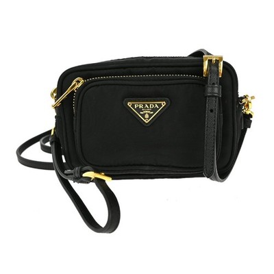 PRADA BLACK NYLON SHOULDER BAG 224 1N1862 NQ01449 BNN08