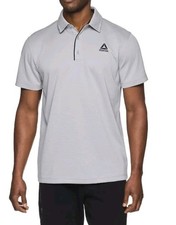 Reebok Classic Performance Golf Polo Shirt Men's Grey Size S