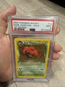 Dark Vileplume 1st Edition Holo #13 PSA 9 - 2000 Team Rocket