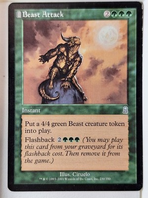 Beast Attack - Odyssey - Magic the Gathering MTG Nice!