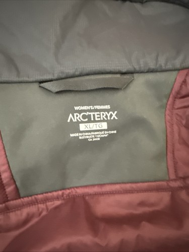 Arcteryx Goretex Whiteline Jacket Size XL Red Airah Women - Picture 9 of 11