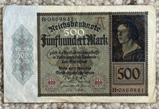 Reichsbanknote 500 Mark 1922