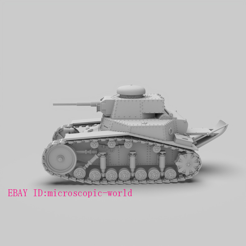 3D Printed 1/72 Scale Soviet T-18M Light Tank Unpainted Model Kit