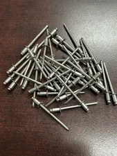 (100) 1/8" Stainless Steel pop rivets with 1/4" grip W/FREE DRILL BIT