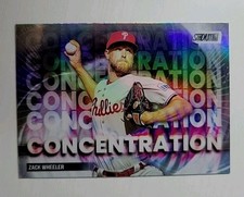 Topps 2025 Stadium Club Concentration Insert Zack Wheeler Phillies C-14