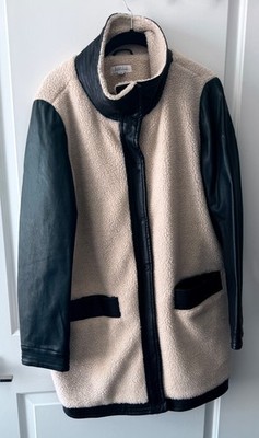 Barney's New York Colorblock Pattern Coat