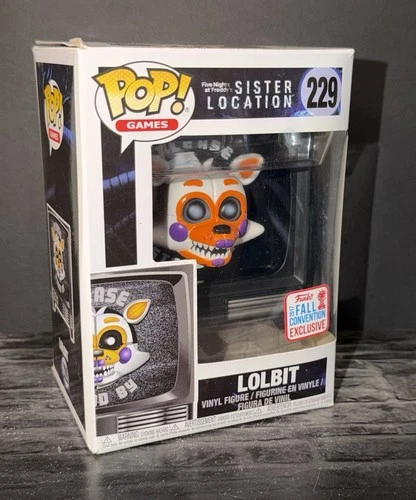 (Some Box Damage) Funko Pop! Five Nights at Freddy's Lolbit '17 Fall Convention